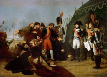 古典的 Painting - ナポレオン マドリードの降伏を受け入れる 1808 年 12 月 4 日 アントワーヌ・ジャン・グロ軍事戦争